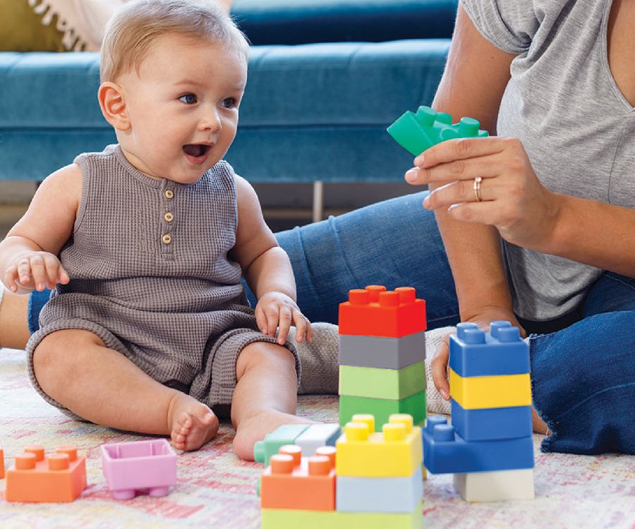 Blokken Infantino Super soft 1st building blocks | bouwblokken