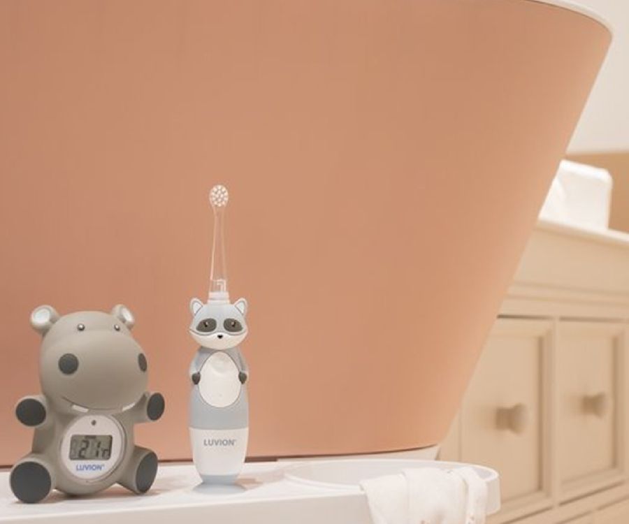 Elektrische tandenborstel Luvion Electrical baby toothbrush 400S Racoon