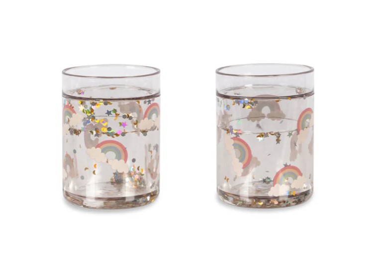 Drinkbeker Konges Slojd 2 Pack Glitter Cups