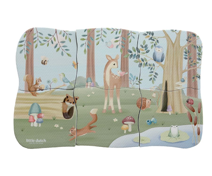 Badspeelgoed Little Dutch Bath Puzzle | Forest Friends