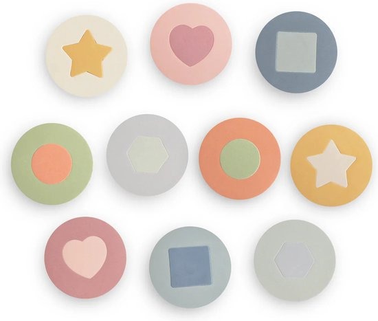 Badspelletje Mushie Foam bath puzzle