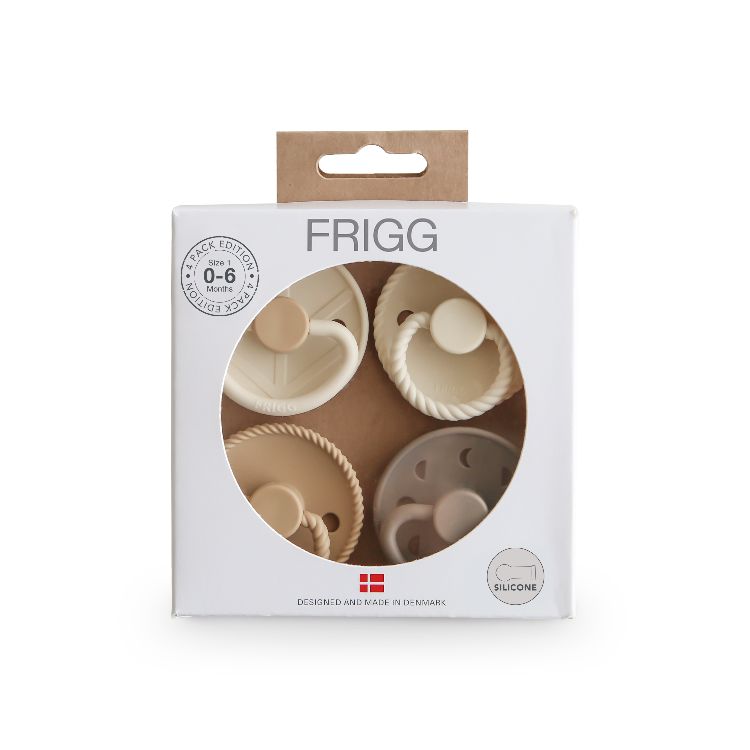 Fopspeen Frigg 4-Pack | Viking/Rope/Moon