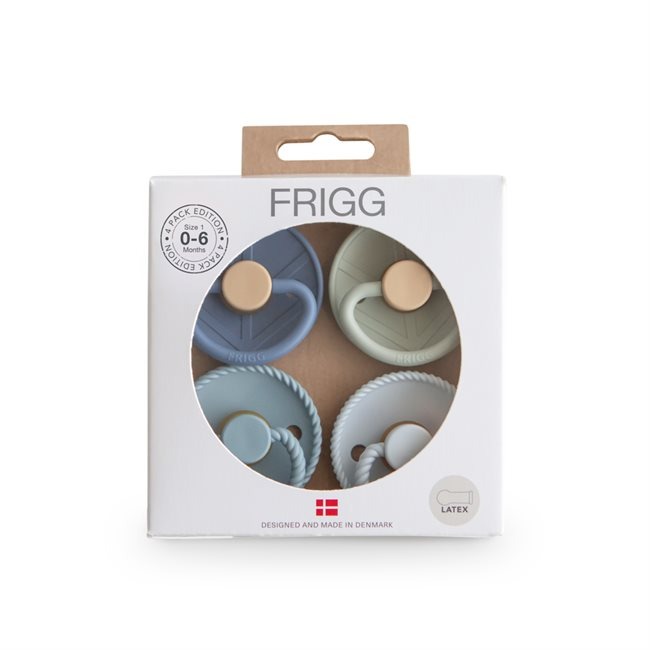 Fopspeen Frigg 4-Pack | Viking/Rope