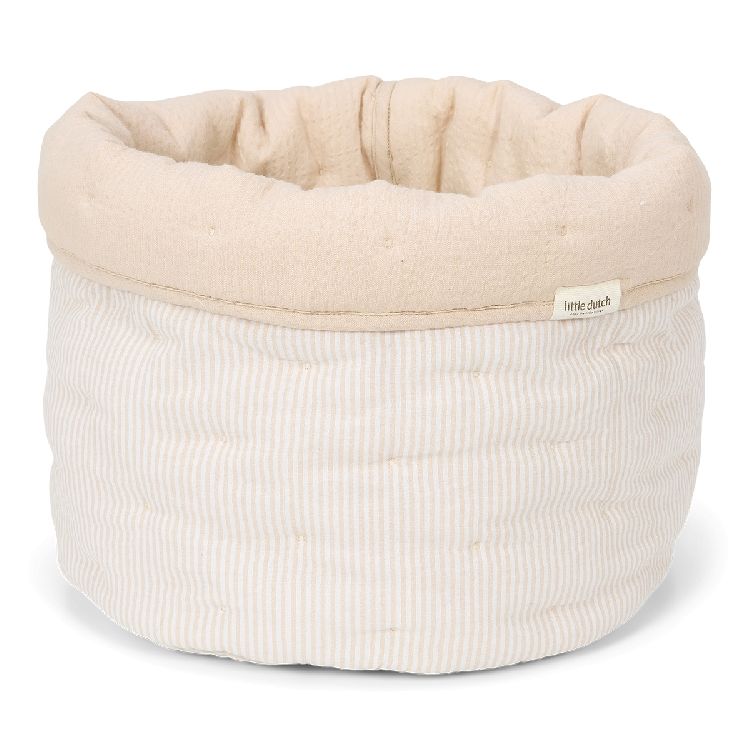 Verzorgingsmand Little Dutch Commodemandje groot | Pure Soft Beige