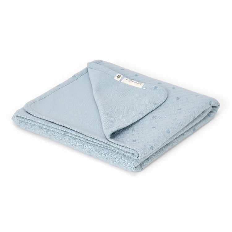 Deken Little Dutch Wiegdeken, geschikt voor wieg/draagmand/park | Pure Denim Blue