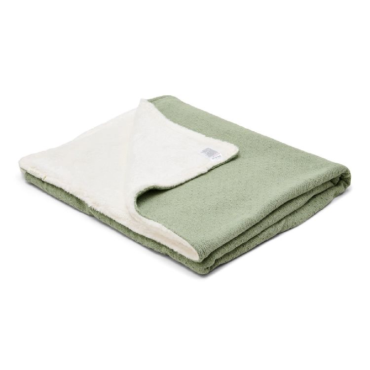 Deken Little Dutch Wiegdeken, geschikt voor wieg/draagmand/park | Pure Sage
