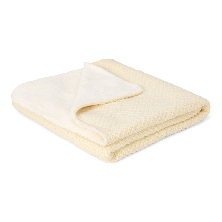 Deken Little Dutch Wiegdeken, geschikt voor wieg/draagmand/park | Pure Soft White