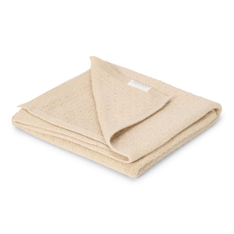 Deken Little Dutch Ledikantdeken, geschikt voor babybed 60x120/babybed 70x140 | Pure Soft Beige