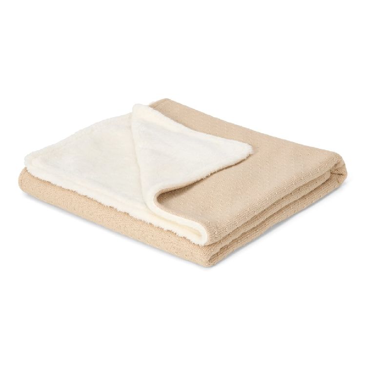 Deken Little Dutch Wiegdeken, geschikt voor wieg/draagmand/park | Pure Soft Beige