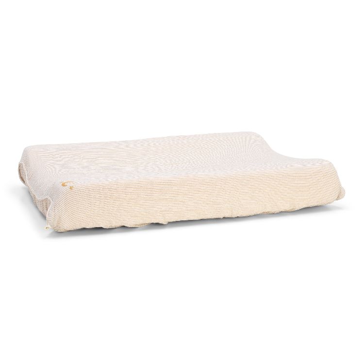 Waskussen hoes Little Dutch Aankleedkussenhoes | Pure Soft Beige