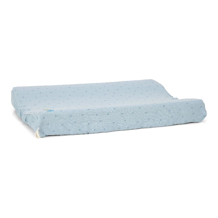 Waskussen hoes Little Dutch Aankleedkussenhoes | Pure Denim Blue