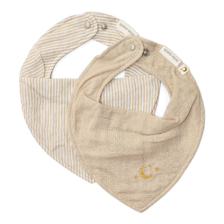 Spuugdoekje Little Dutch Bandana | Pure Soft Beige