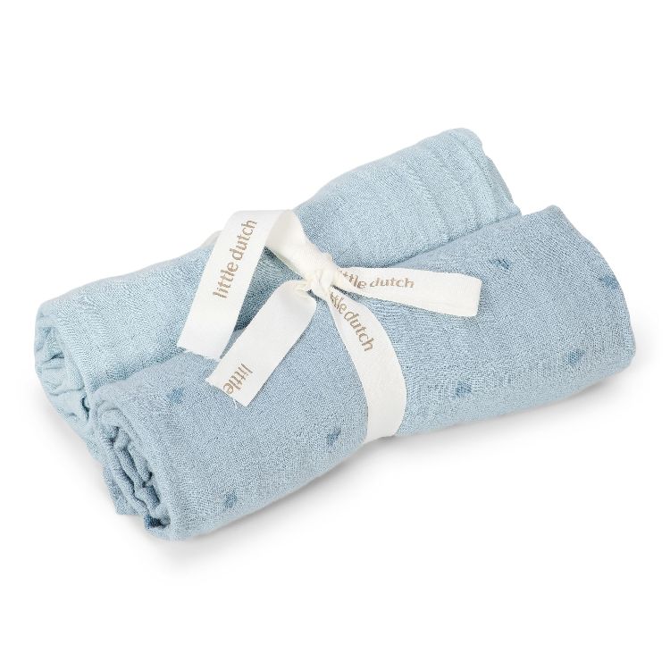 Tetra doek Little Dutch Swaddle | Pure Denim Blue