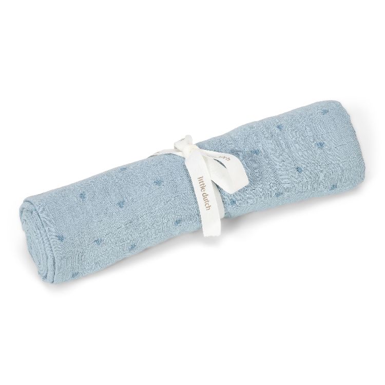 Tetra doek Little Dutch Swaddle | Pure Denim Blue