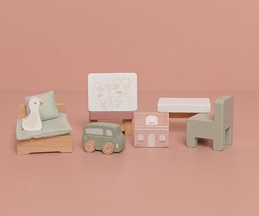 Poppenhuis & aanvulsets Little Dutch Kinderkamer | Poppenhuis