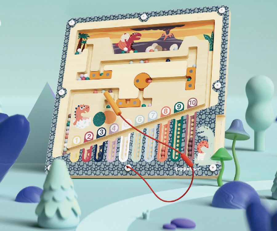 Speelbord Topbright Dinosaur egg maze