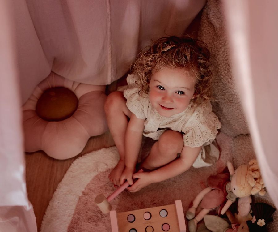 Klamboe Little Dutch, geschikt voor babybed/eenpersoonsbed | Pure Blossom