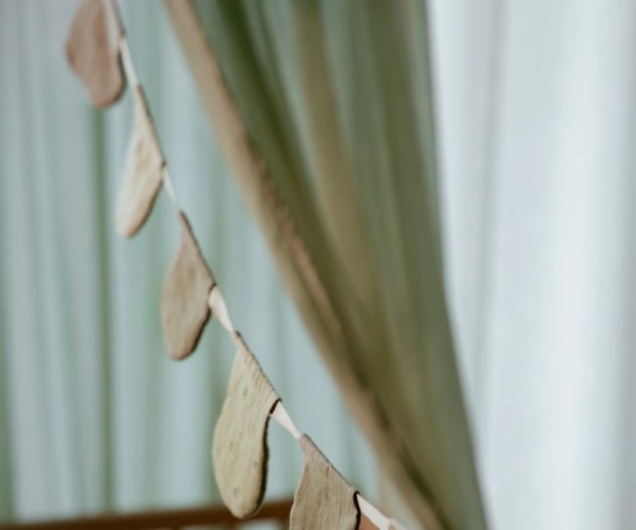 Vlaggenlijn Little Dutch Slinger met vlaggetjes | Pure Sage