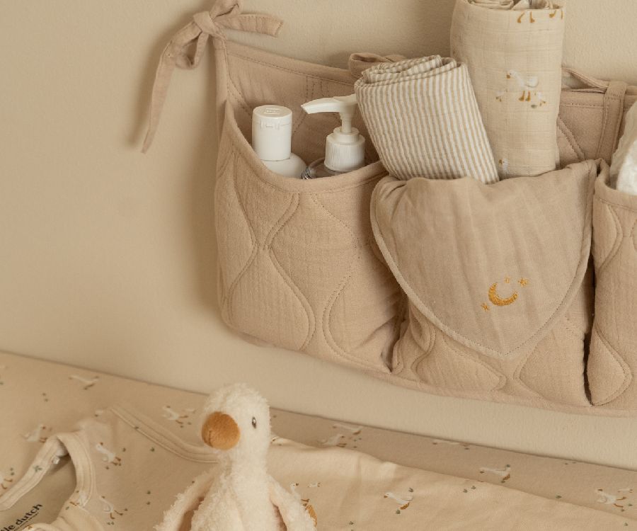 Opbergzak Little Dutch Organiser | Pure Soft Beige