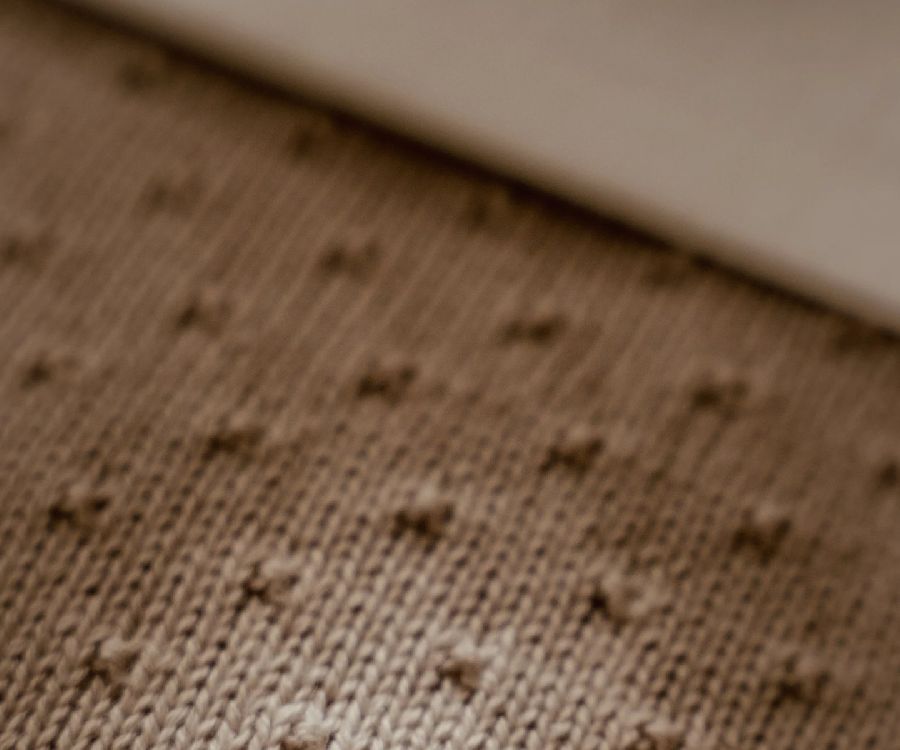 Deken Little Dutch Ledikantdeken, geschikt voor babybed 60x120/babybed 70x140 | Pure Soft Beige