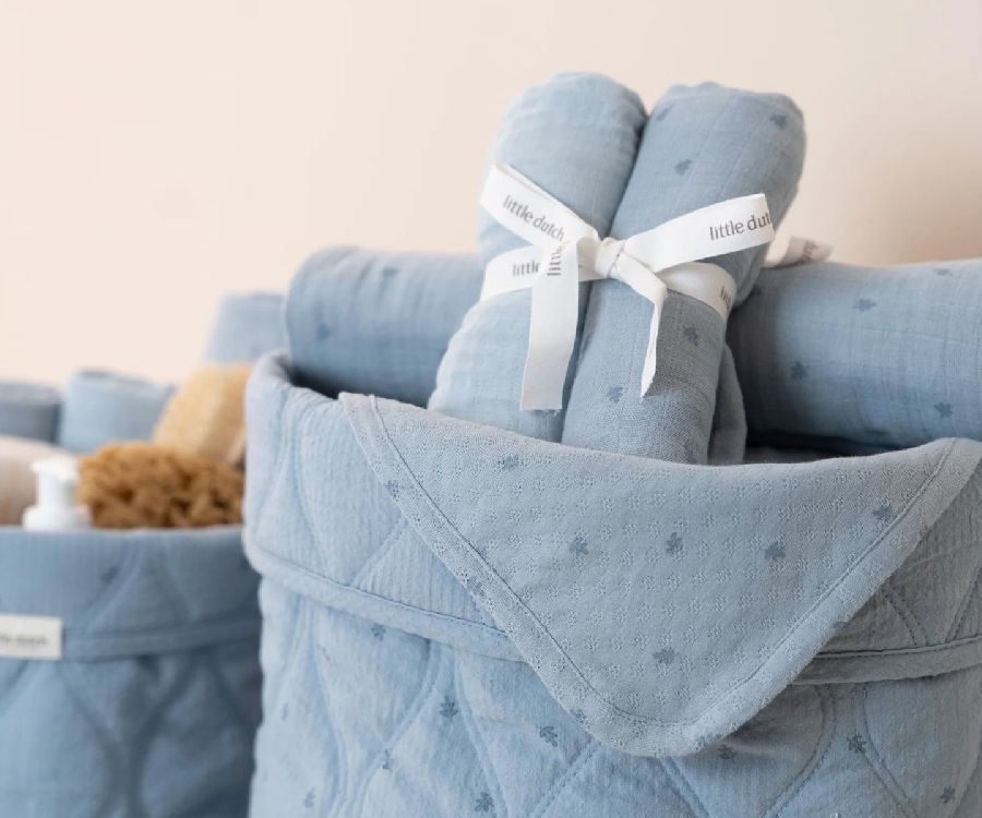 Tetra doek Little Dutch Swaddle | Pure Denim Blue