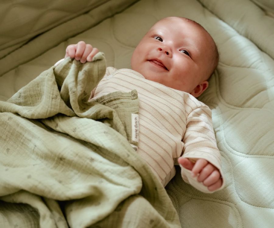Tetra doek Little Dutch Swaddle | Pure Sage