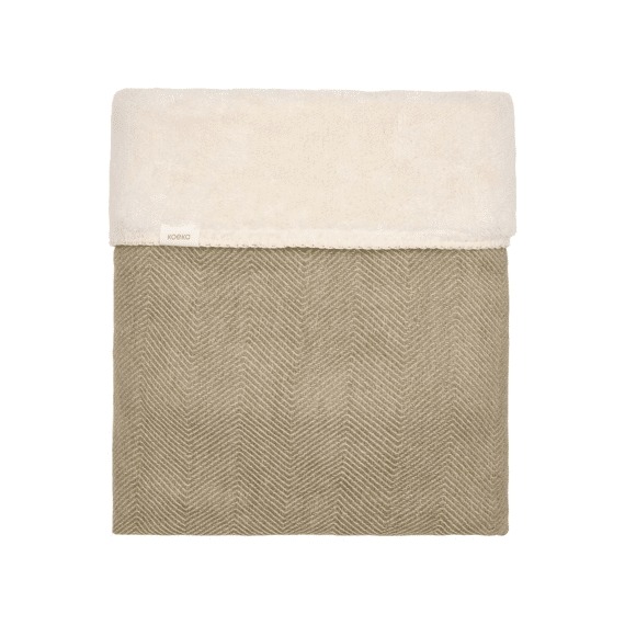 Deken Koeka, geschikt voor babybed 60x120/babybed 70x140 | Montreal moss