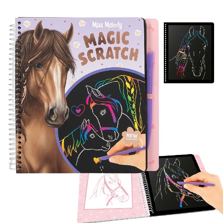 KRASBOEK Miss Melody, Magic Scratch  Boek, 1 st, boek