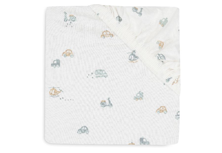 Hoeslaken Jollein, geschikt voor babybed 60x120 | On The Go