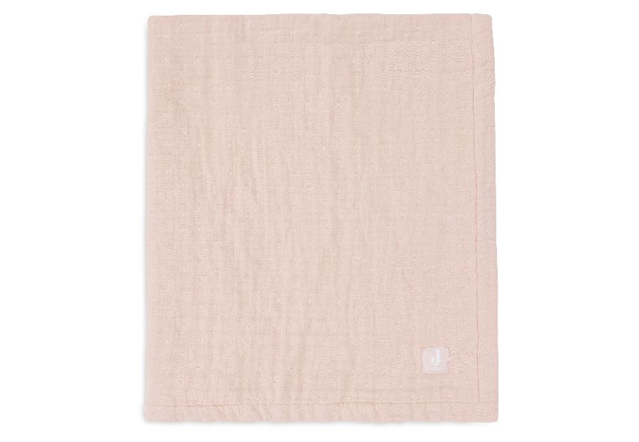 Deken Jollein, geschikt voor wieg/draagmand/park | Jacquard wild rose