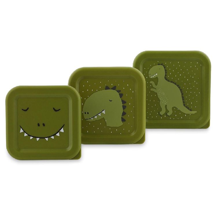 Bewaarpotje Trixie Snack box nesting, 3 stuk(s) | Mr. Dino School