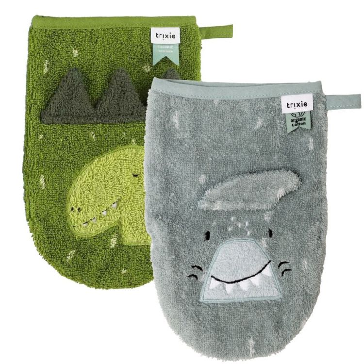 Washandje Trixie | Mr. Shark Bathtime/Mr. Dino Bathtime