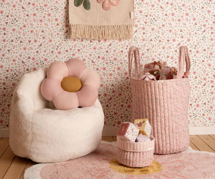 Sierkussen Little Dutch Flower, kussen met vaste sloop | Fairy Garden