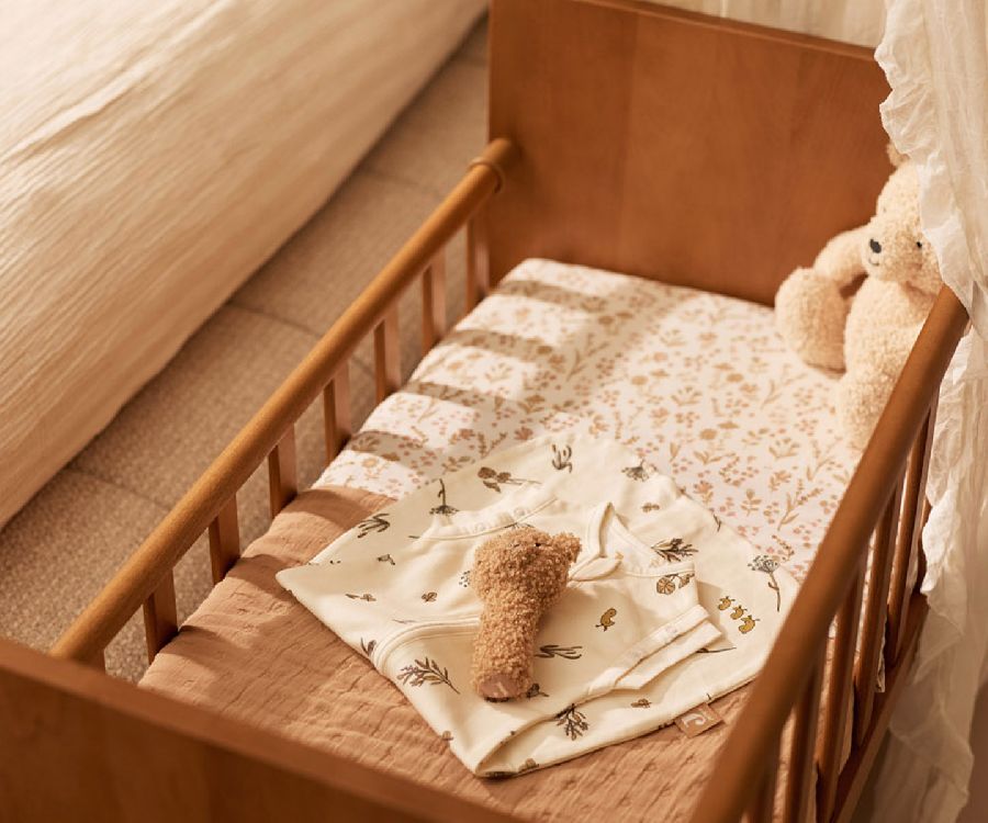 Laken Jollein, geschikt voor babybed 60x120/babybed 70x140 | Bloomy