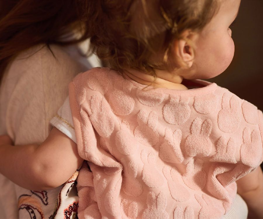 Slaapzak Jollein, 9/12 maanden, 0.5 TOG | Miffy Jacquard Terry wild rose