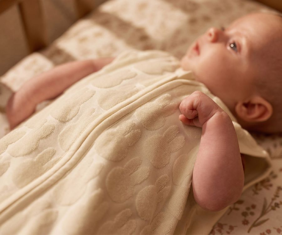 Slaapzak Jollein Newborn, 0/3 maanden, 0.5 TOG | Miffy Jacquard ivory