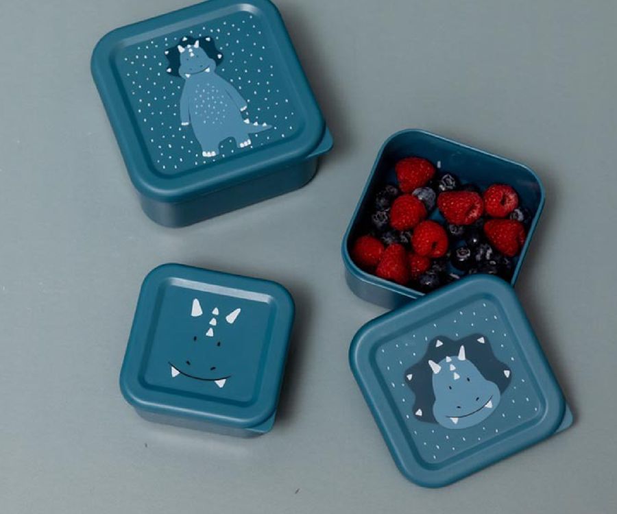 Bewaarpotje Trixie Snack box nesting, 3 stuk(s) | Mr. Triceratops School
