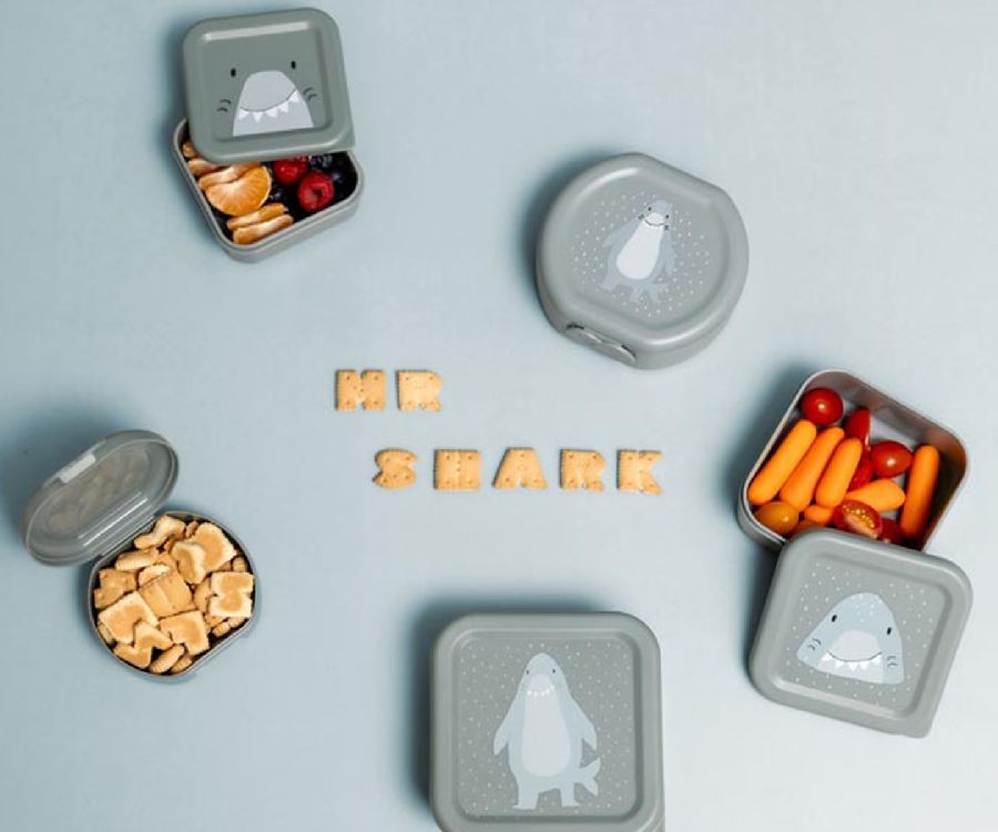 Bewaarpotje Trixie Snack box nesting, 3 stuk(s) | Mr. Shark School