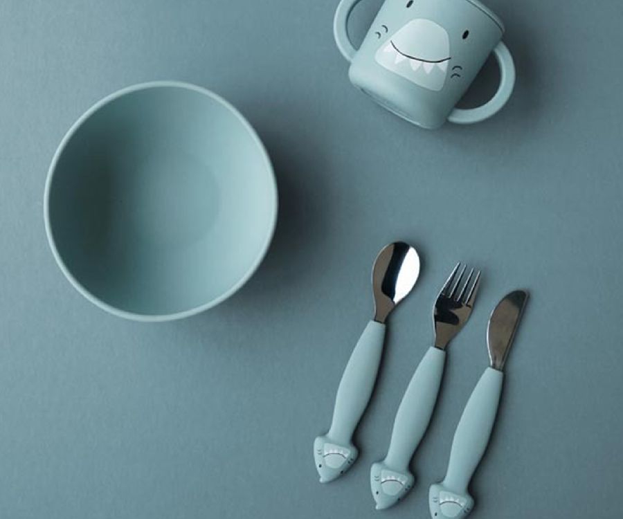 Bestek Trixie Cutlery set 3-pack, lepel/vork/mes | Mr. Shark Mealtime