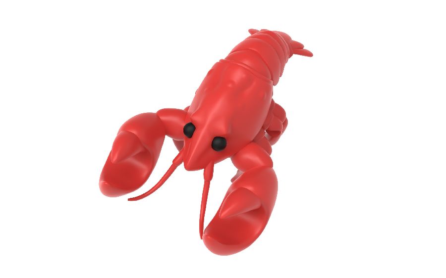 LEPELHOUDER Larry Lobster Steam Release & Spoon Holder, rood, kreeft, 17x7x18.5, 1 stuk(s), keukengerei