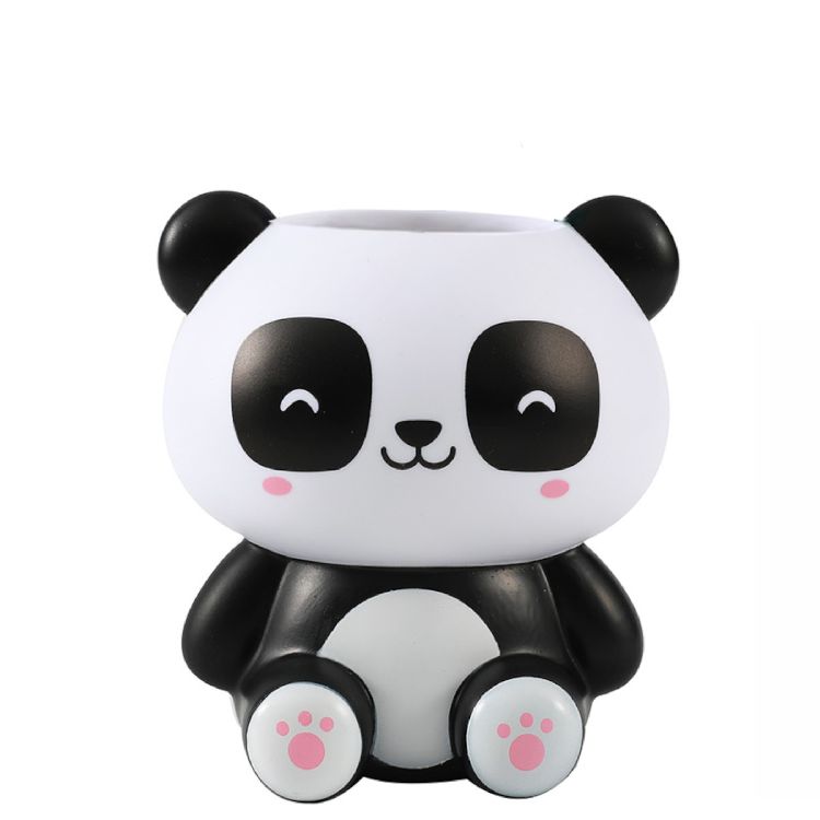 PENNENPOT 1st, 3D Pen Holder,  Pandastic, wit/zwart, panda