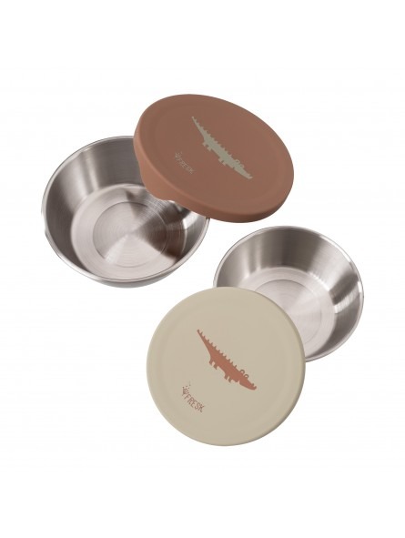 Snackdoos FRESK Snackbox, 2 stuk(s) | Crocodile