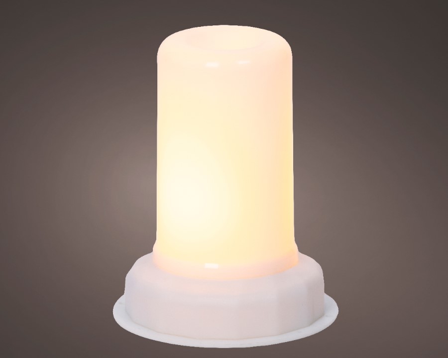Verlichting Lumineo, kaars, D 7.5 x H 9.5 cm