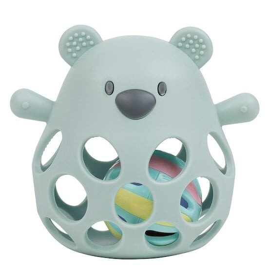 Rammelaar Nattou Bear rattle + ball | Silicon