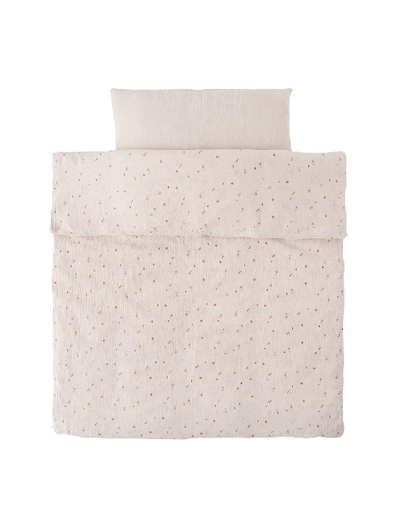 Donsovertrek Noukies, geschikt voor babybed 60x120/babybed 70x140 | Bali, Moka & Snow