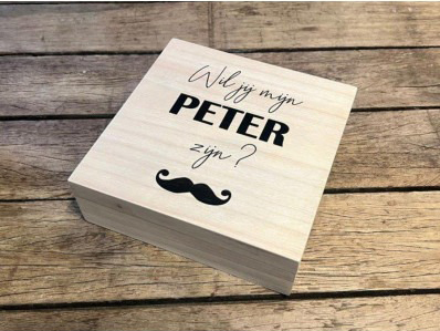 Herinneringsdoos Wil Je Mijn Peter Zijn?