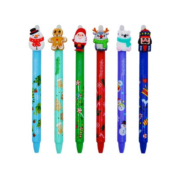 Balpen Lannoo Graphics Erasable Pens - Christmas