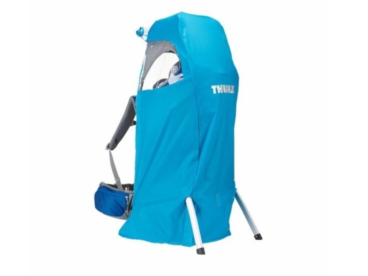 Regenscherm/windscherm Rain cover, thule blue, blauw, geschikt voor rugdraagzak Thule Sapling, in nylon
