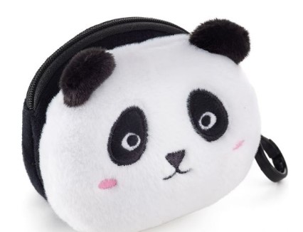 GELDBEUGEL 1st, Fluffy Friends, kat/ konijn/panda, pluche, assortim.