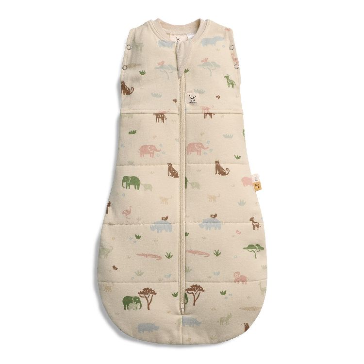 Slaapzak ergoPouch Cocoon Swaddle Bag, 3/6 maanden, 2.5 TOG | Safari Collection